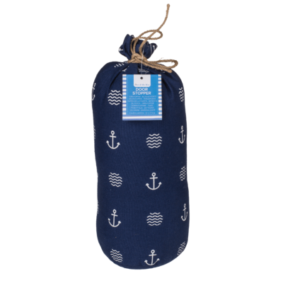 Fermaporta tessile blu, Modern Maritime,