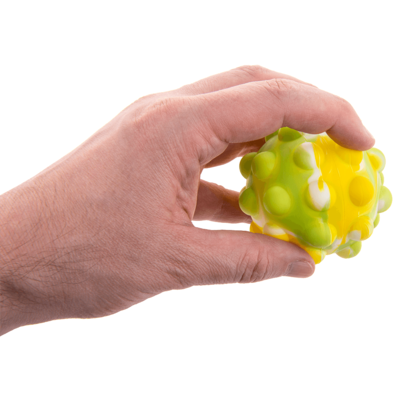 Fidget Pop Ball, Arcobaleno, D: ca. 7 cm,