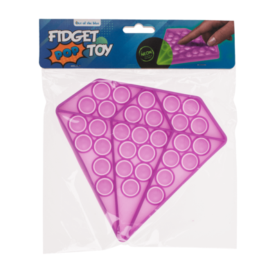 Fidget Pop Toy, Diamant, leuchtet im Dunkeln,