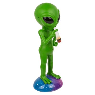 Figura, Alien fumatore, ca. 16,5 cm,