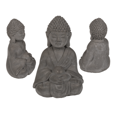 Figura de cemento, Buddha,