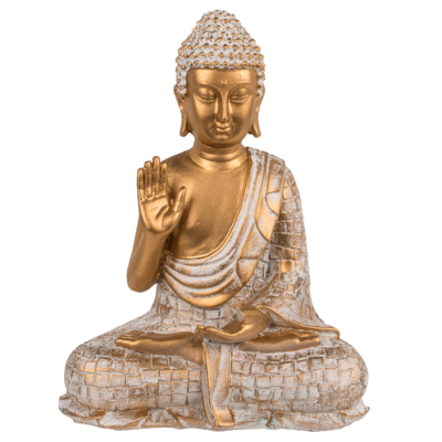 Figura decorativa, Buda, aprox. 16,5 x 10 x 21 cm,