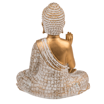 Figura decorativa, Buda, aprox. 16,5 x 10 x 21 cm,