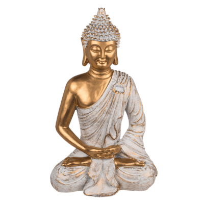 Figura decorativa, Buda, aprox. 21 x 13 x 34 cm,