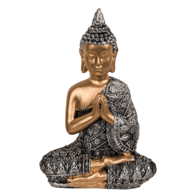 Figura decorativa, Buddha, circa 8,5 x 5 x 13 cm,