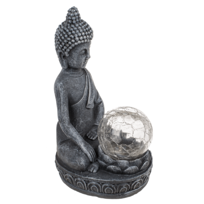Figurine de Bouddha solaire en polyrésine,