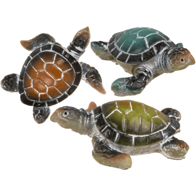 Figurine de décoration en polyrésine, tortue