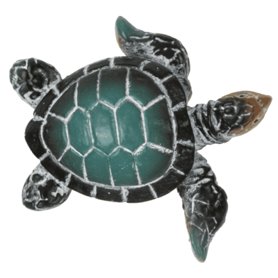 Figurine de décoration en polyrésine, tortue