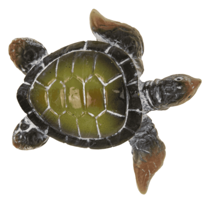 Figurine de décoration en polyrésine, tortue