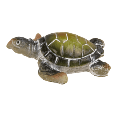 Figurine de décoration en polyrésine, tortue