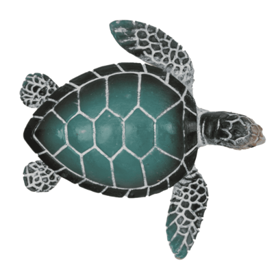 Figurine de décoration en polyrésine, tortue