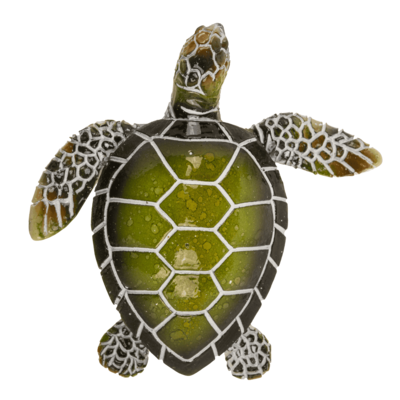 Figurita decorativa de poliresina, tortuga