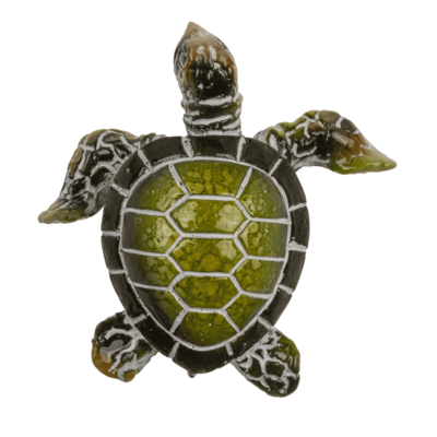 Figurita decorativa de poliresina, tortuga