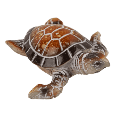 Figurita decorativa de poliresina, tortuga