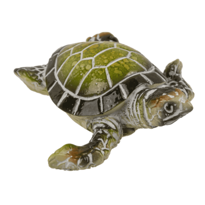 Figurita decorativa de poliresina, tortuga