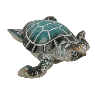 Figurita decorativa de poliresina, tortuga