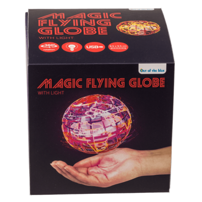 Fliegender Globus, Magic, rot/gelb,