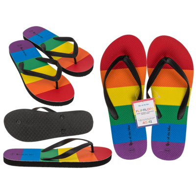 Flip Flops, Rainbow, Pride, Größe 40/41