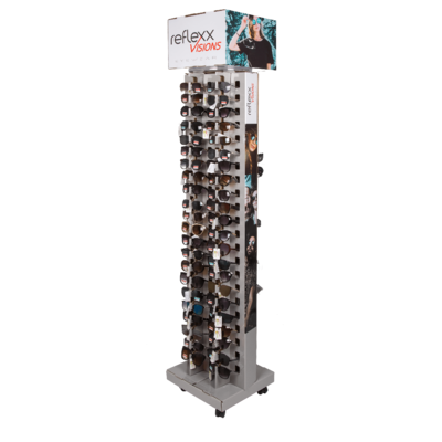 Floor display for 88 sunglasses,