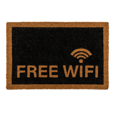 Floor mat , Free Wifi, ca. 60 x 40 cm,