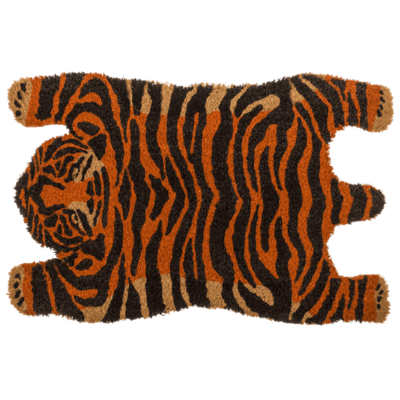 Floor mat in animal design, tiger, 60 x 40 cm,