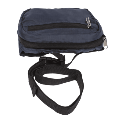 Foldable belt bag, with front & side pocket,