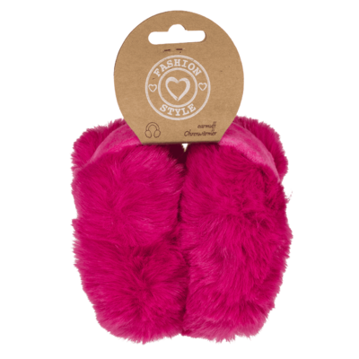 Foldable ear muffs, Fluffy, Colourful,