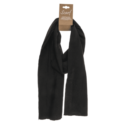 Foulard uni, noir