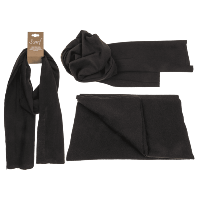 Foulard uni, noir