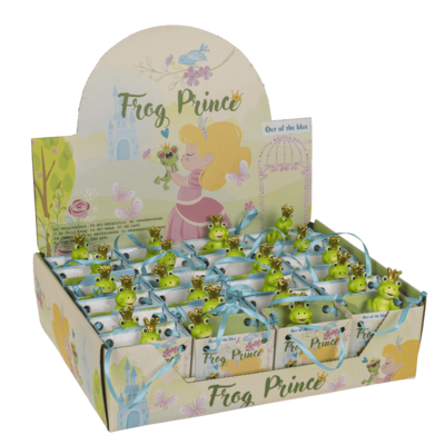 Frog Prince, in paper bag with design,