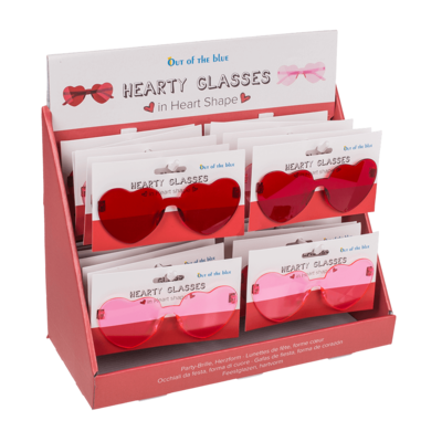 Fun glasses, Hearts,