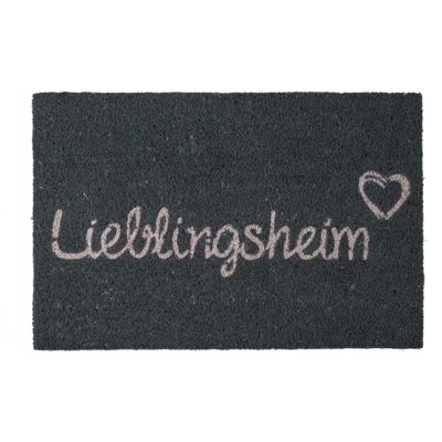 Fußmatte, Lieblingsheim, ca. 60 x 40 cm,