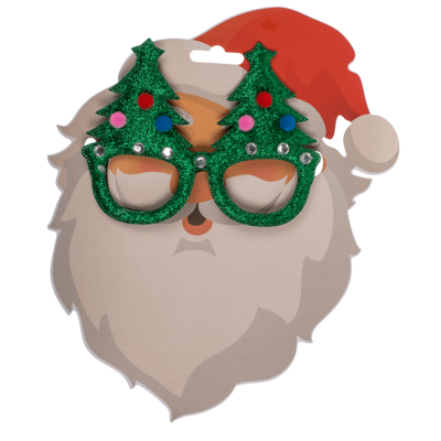 Gafas de broma, Navidad