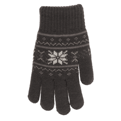 Gants douillets, fleur de glace