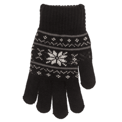 Gants douillets, fleur de glace