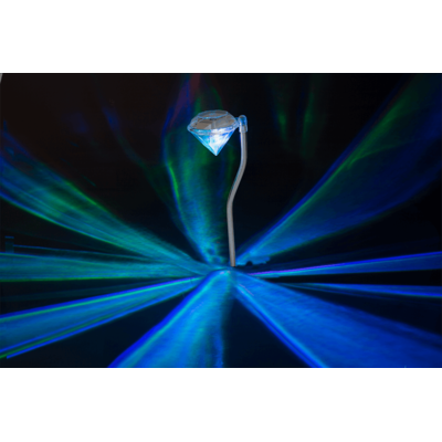 Garden light "Diamond", with solar cell and