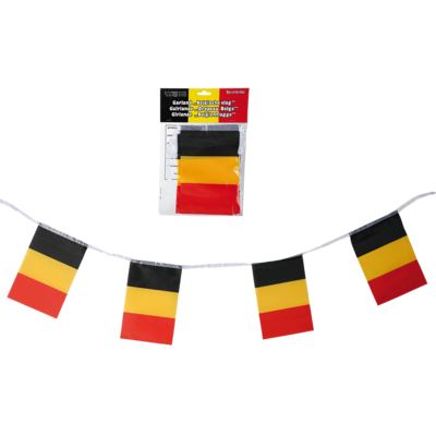 Garland, Belgium Flag,