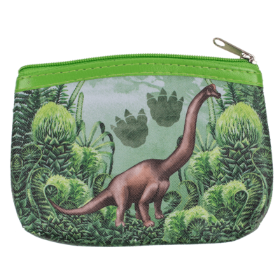 Geldbörse, Dinosaurier, ca. 13 x 9 cm,