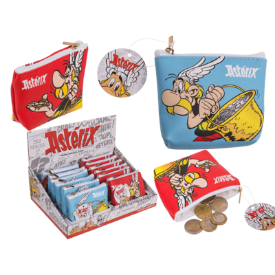 Geldbörse mit Reisverschluss, Asterix,