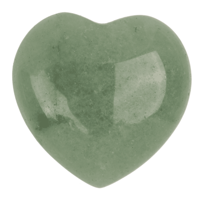 Gem stone, heart, 2,5 cm,