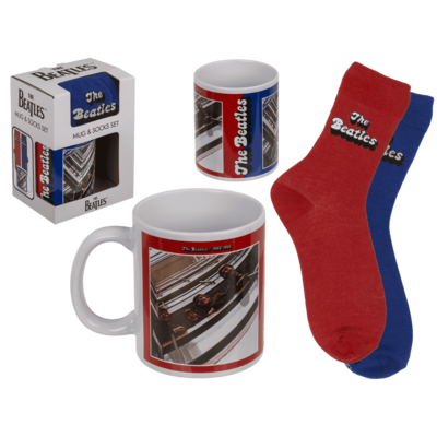 Geschenkset, The Beatles, Becher und Socken