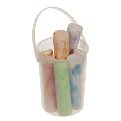 Gesso da colorare per la strada, colori mum