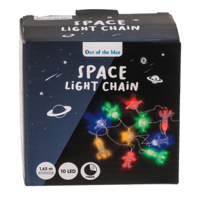 Ghirlanda per uso interno, Spazio, con 10 LED,