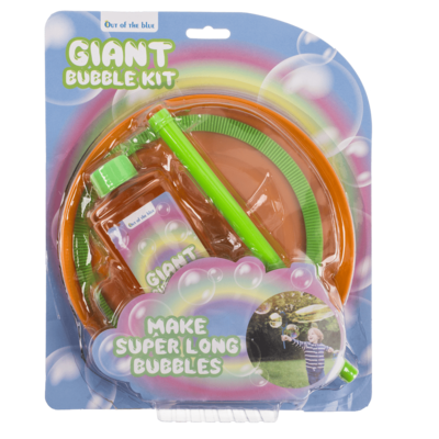 Giant Bubble Kit, incl. 250 ml bubble solution,