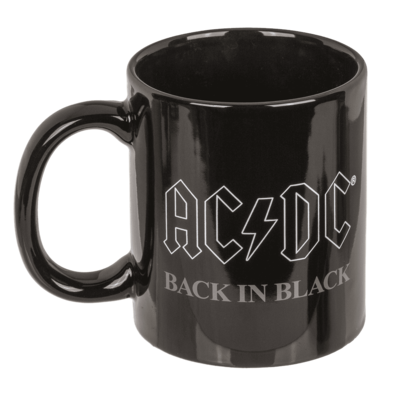 Gift set, AC/DC "Back in Black", mug and socks,