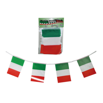 Girlande, Italienflagge, L: ca. 3 m,