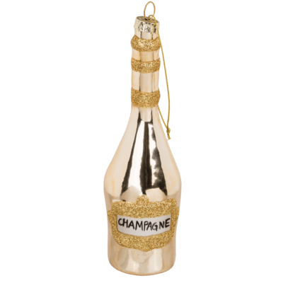 Glass tree hanger, Glamorous Champagne,