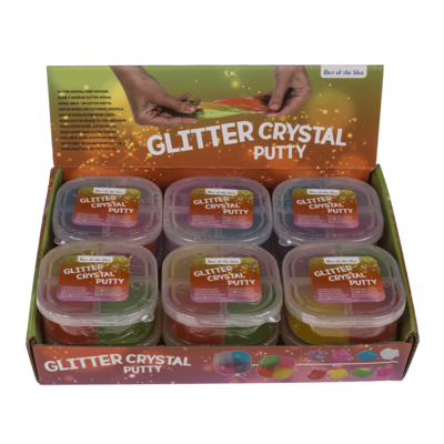 Glitter Crystal Putty, approx. 120 g,