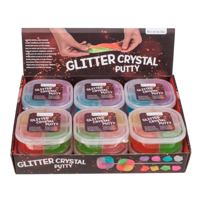 Glitter Kristall-Knet-Schleim, ca. 120 g,