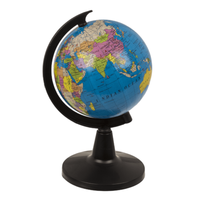 Globe, D : 8,5 cm, en papier, en emballage cadeau